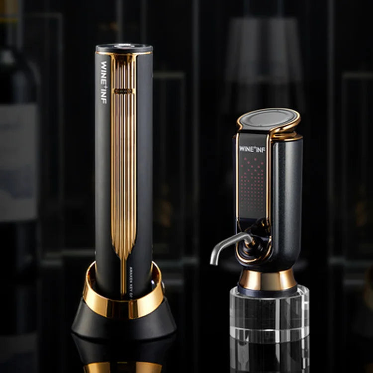 electric wine aerator and Vacuum Saver 10 Days Preservation Wine pourer tap electronic wine decanter dispenser Bar accessories