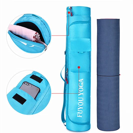 Fitness Sports Yoga Mat Bag Multifunction Pocket Yoga Carrier Knapsack Large Capacity Storage Yoga Mat Holder Fitness Hot Sale