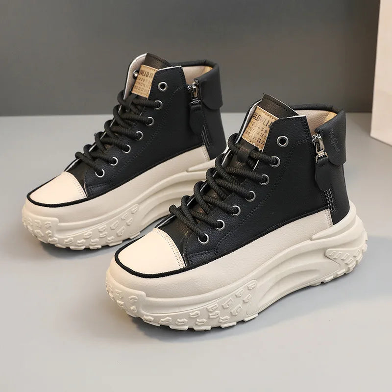 New Women Sneakers Luxury Fashion High Top Women Boots comfortable Platform Casual Shoes High Quality Outdoor Women Running Shoe