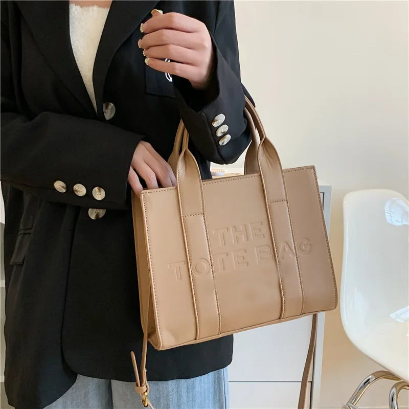 Fashion Leather Large Capacity Women Handbags Designer Letters Shoulder Crossbody Bags Luxury Big Shopper Women Tote Bag Shopper