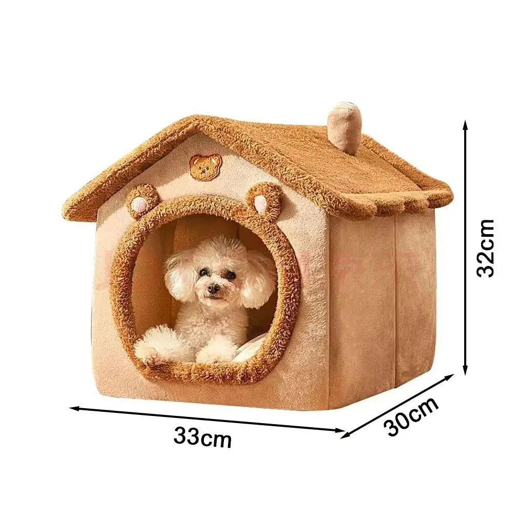 Pet Nest Cat Bed Cave Removable Cat House Cat Tent With Removable Mat Suitable For All Seasons Indoor Dog House Cat Bed