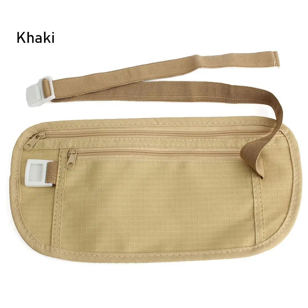 Cloth Waist Bags Travel Pouch  Wallet Passport Money Waist Belt Bag Slim Secret Security Useful Travel Bags Chest Packs