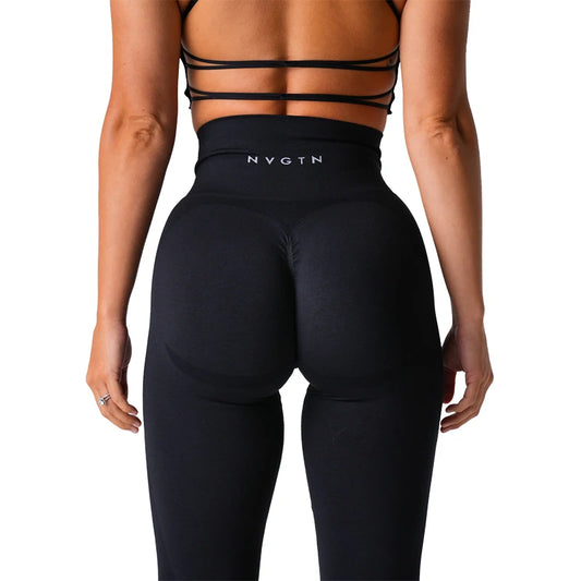 NVGTN Seamless Spandex Contour 2.0 Seamless Leggings Women Soft Workout Tights Fitness Outfits Yoga Pants High Waisted Gym Wear