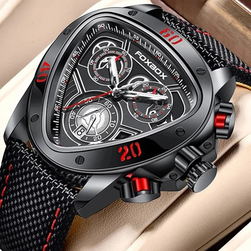 2024 Top Brand Luxury Big Dial Chronograph Quartz Watch Men Sports Watches Military Male Wrist Watch Clock Man Relogio Masculino