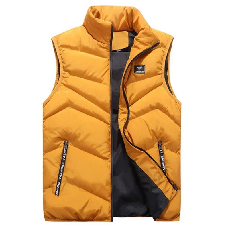 Crocodile brand Plus size vest Mens Jacket Sleeveless Vests  Jackets men Casual Coats Mens Vest Man Cotton Thicken Waistcoat 8XL