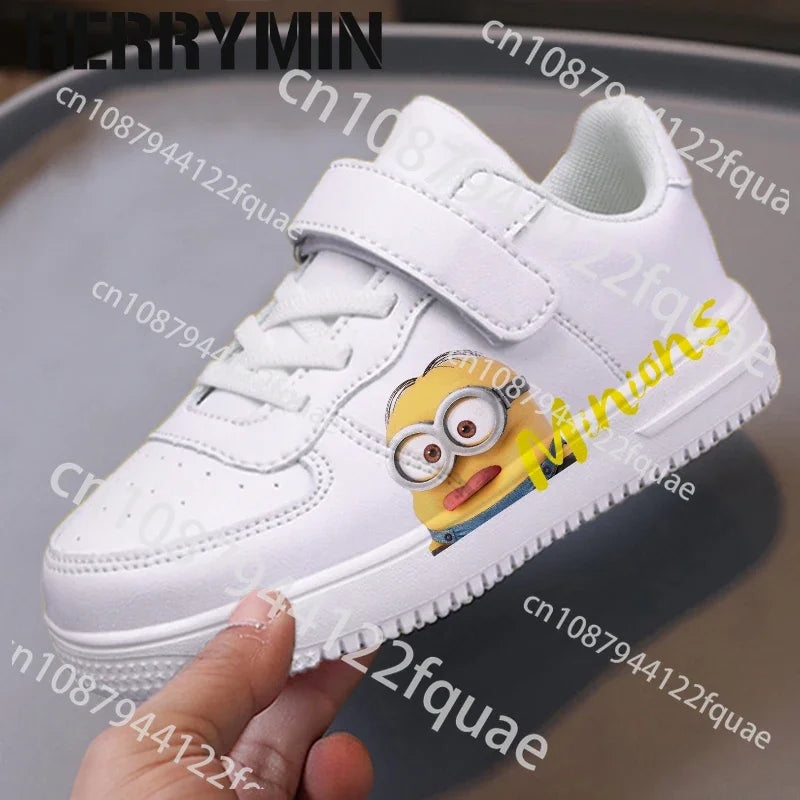 Minions shoes for kids children's Casual basketball Sneakers shoes for 8 and 9 year old girls boys Running Shoes Gift