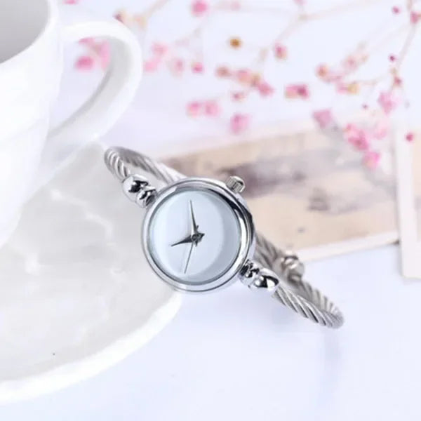 Automatic Watch Women Small Gold Bangle Bracelet Luxury Watches Stainless Steel Ladies Quartz Wrist Watch Brand Casual Women