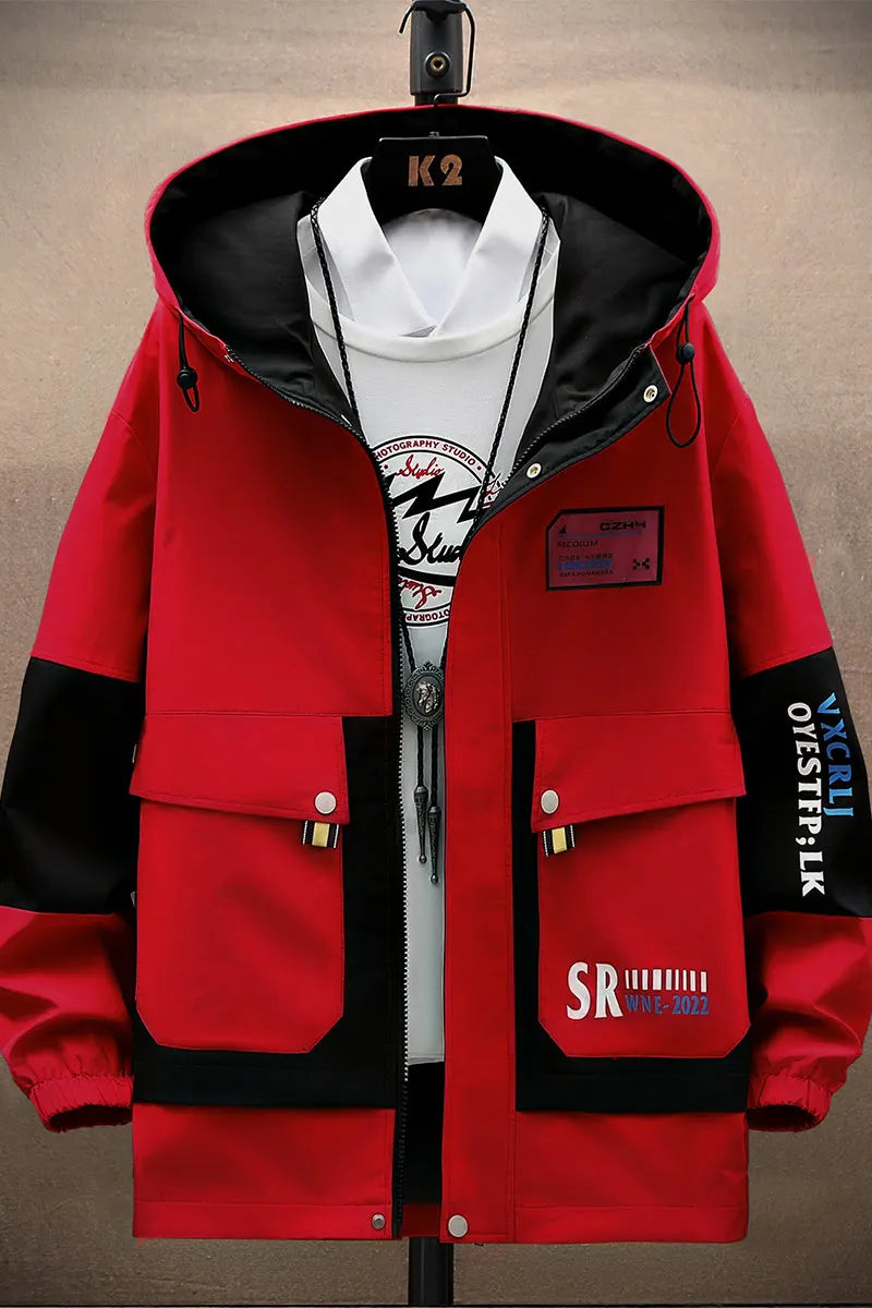 2024 Spring new arrival fashion coat male high quality casual jacket men,autumn men's casual hooded jackets,size M-4XL