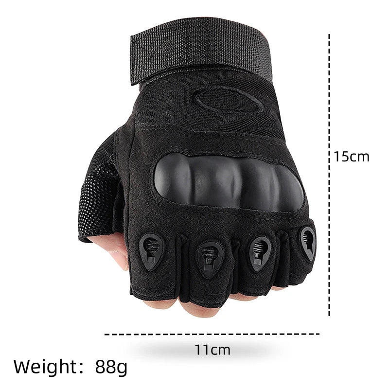 Outdoor Tactical Gloves Sport Half Finger Military Men Women Combat Shooting Hunting Fitness