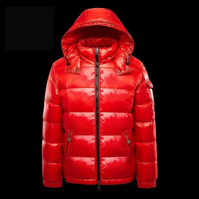 Brandneue Herren Winter Daunenjacke Mode Warme Daunenjacke mit Kapuze Qualität für Männer Männlicher Mantel Outwear