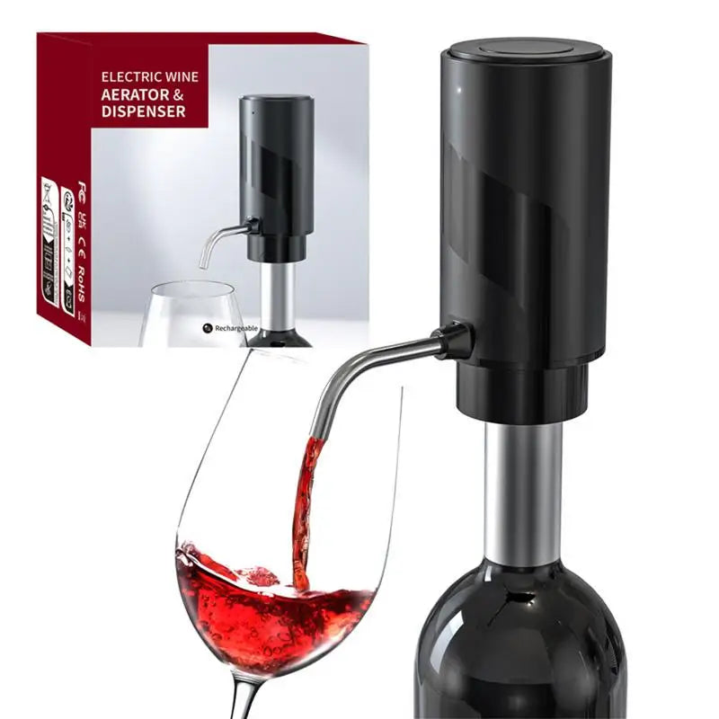 Electronic Wine Decanter Red Wine Pump Dispenser Electric Wine Aerator Dispenser Automatic Electric Wine Pourer  Bar Accessories