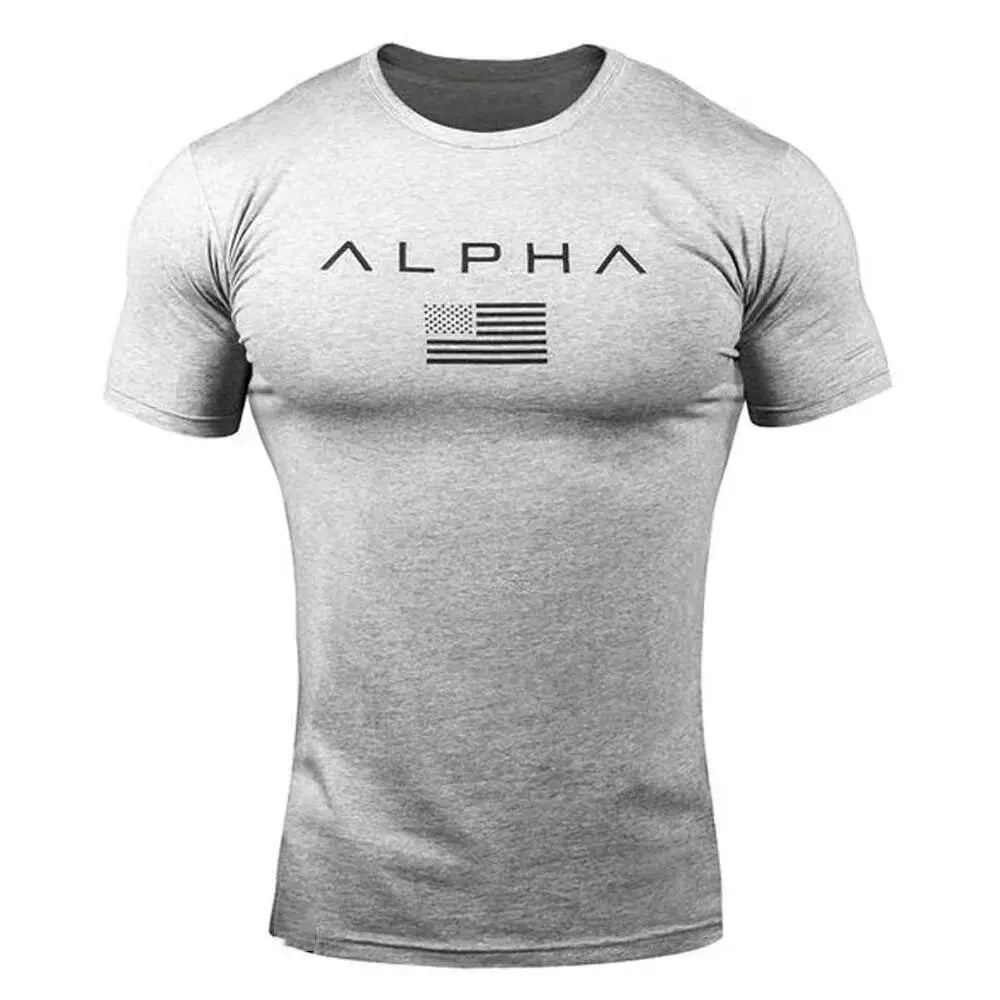 Europe and the United States Summer Sports Retro Tough Man Harajuku 3D Printed Men's Gym Sports Quick Drying Breathable T-shirt