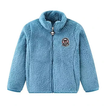 New Thicken Winter Boys Jacket Fur Collar Fashion Keep Warm Kids Jacket Hooded Zipper 5-12 Years Children Outerwear Clothing