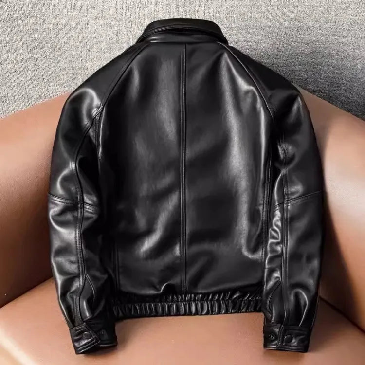 Autumn Women Sheepskin Genuine Leather Jacket Motorcycle biker Windbreaker Outwear Coat Casual Real Leather Jacket Plus Size 6XL