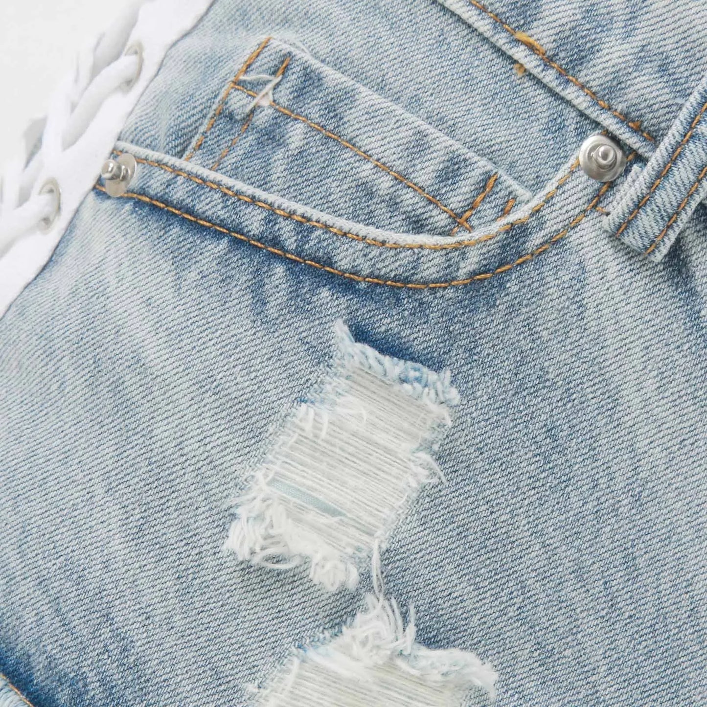 Denim Shorts Women 2024 Summer Ripped Raw Edge Hot Pants Sexy Low Waist Side Lace-Up Nightclub Wear Y2k Mini Jean Shorts шорты