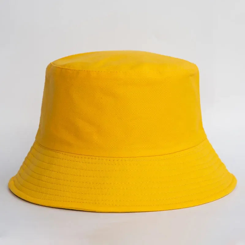 Unisexe Reversible Bucket Hats Mann Frauen Baumwolle Fisherman Cap Mädchen Jungen Täglichen Urlaub Chapeau Bob Casquette Gorras