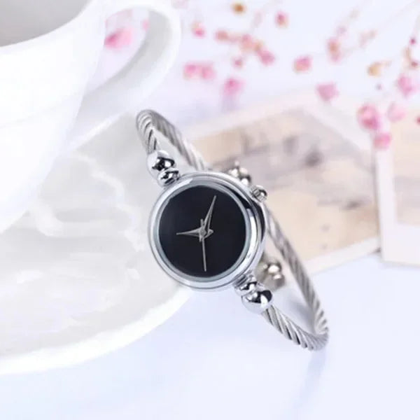 Automatic Watch Women Small Gold Bangle Bracelet Luxury Watches Stainless Steel Ladies Quartz Wrist Watch Brand Casual Women