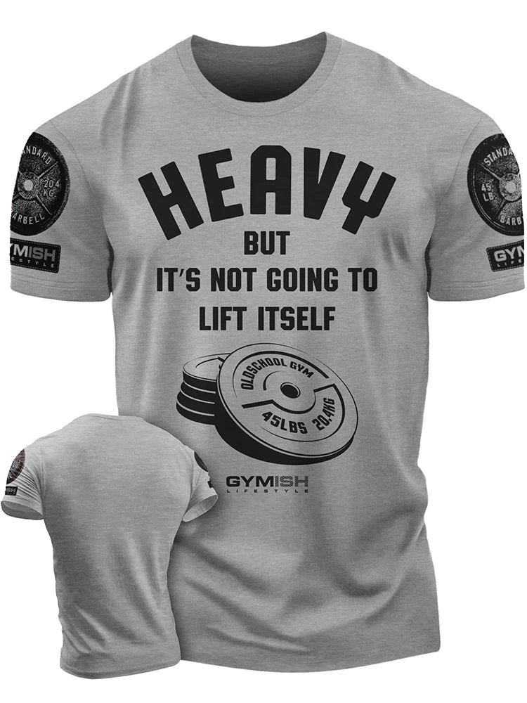 3D Printed Hammer Tire Workout T-Shirt Funny Gym T-Shirt High Quality Cotton Men's Short Sleeves Muscle Man Tough Guy T-Shirt