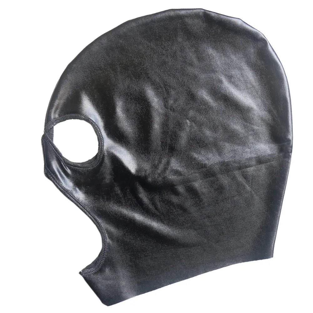 Women Men Latex Cosplay Face Mask Unisex Open Eyes and Mouth Breathable Headgear For Halloween Sexy Party Costumes Accessories