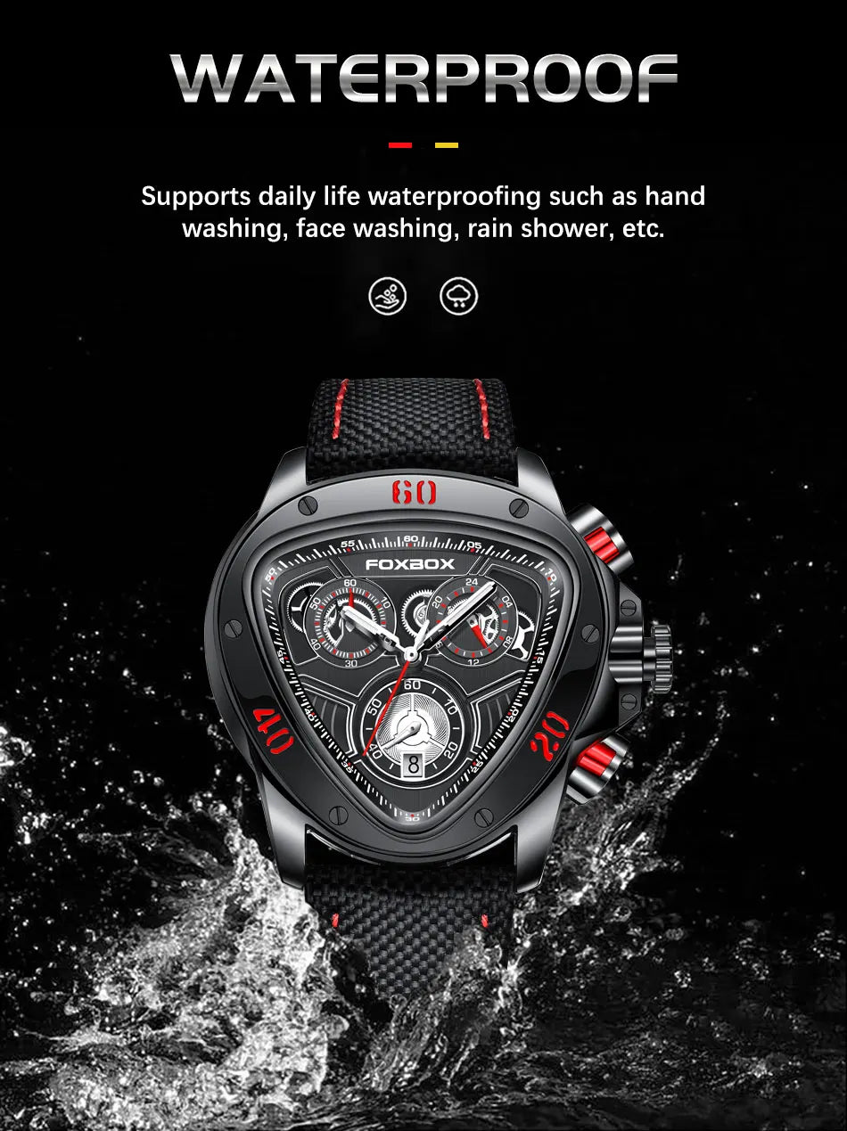 2024 Top Brand Luxury Big Dial Chronograph Quartz Watch Men Sports Watches Military Male Wrist Watch Clock Man Relogio Masculino