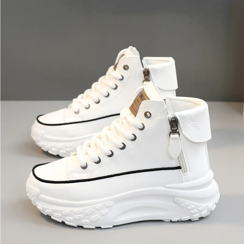 New Women Sneakers Luxury Fashion High Top Women Boots comfortable Platform Casual Shoes High Quality Outdoor Women Running Shoe