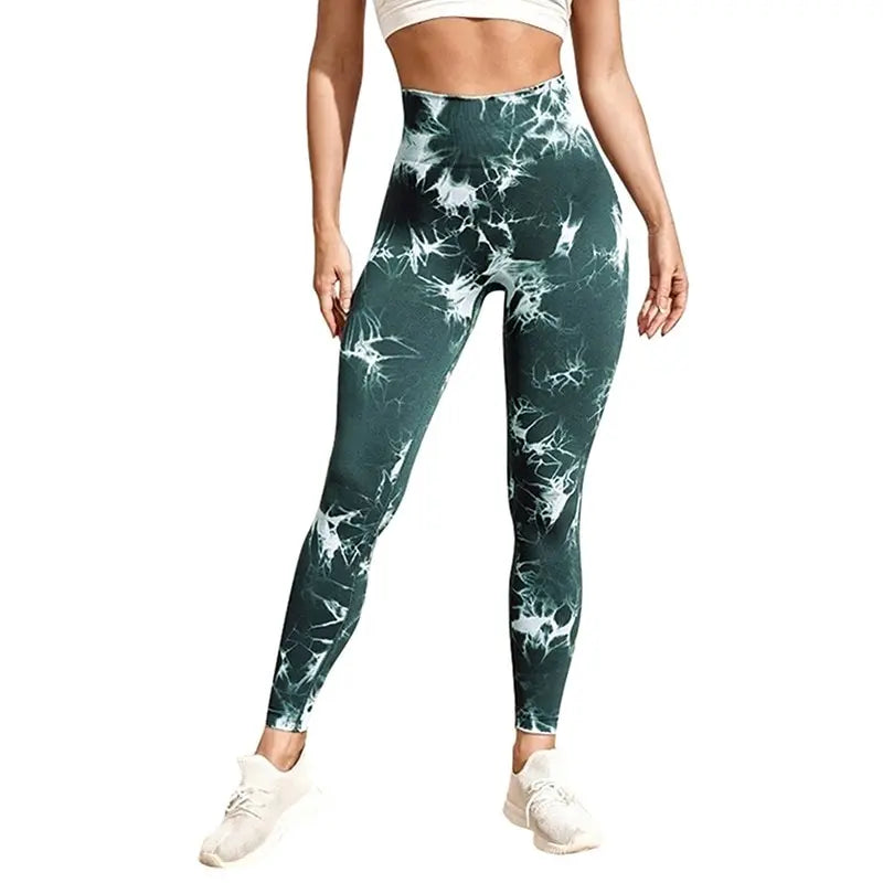 Seamless Tie Dye Leggings Women Sexy Fitness Gym Legging Push up High waist Leggings Sport Pants Women Clothing