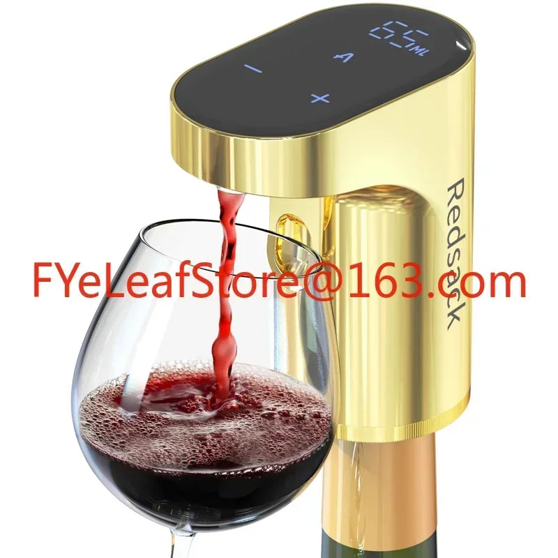 Promotion Gift Portable Electric Wine Dispenser with Built-in Aerator and Rechargeable Nozzle Wine Pourer Home