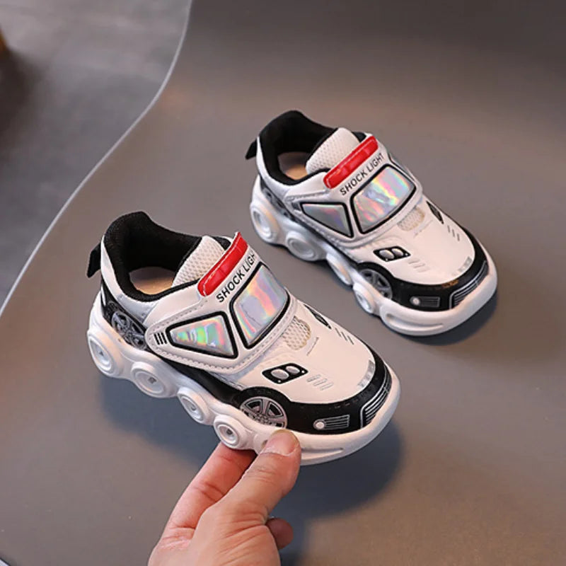 Rutschfeste Kinder-Sneakers Jungen Rutschfeste Freizeitschuhe Mädchen Weiche Sohle Flats Atmungsaktive Wanderschuhe Kleinkinder Kinderschuhe