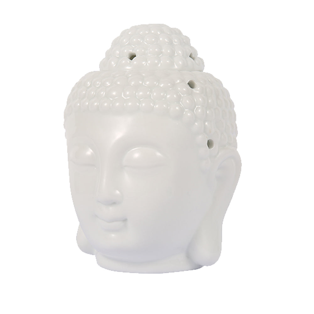 Buddha Head Essential Oil Burner Wax Melt Burners Aromatherapy Furnace Ceramic Oil Diffuser Tealight Candle Holders Ornament