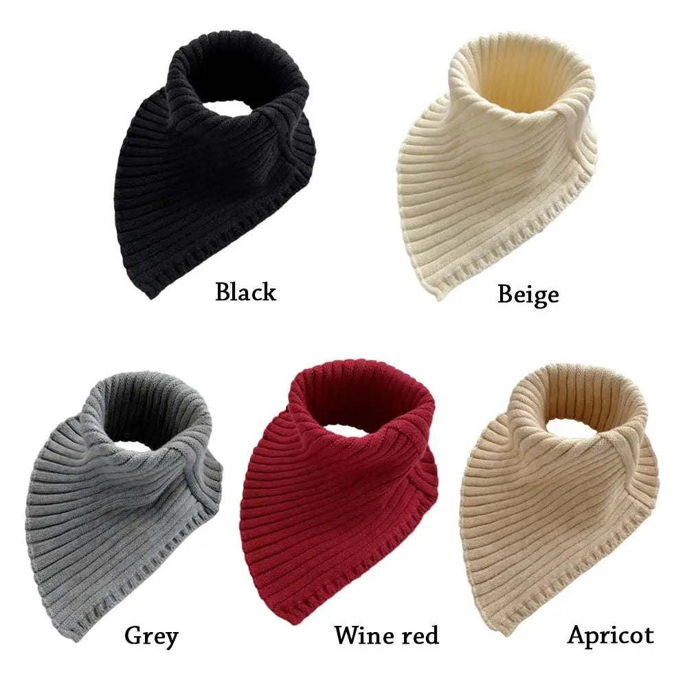 Warmer Detachable Winter Windproof Scarf Knitted Fake Collar Scarf Women Warm Turtleneck Neck