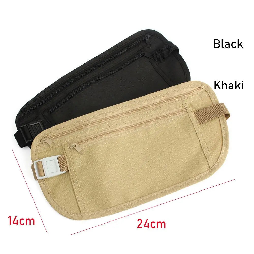 Cloth Waist Bags Travel Pouch  Wallet Passport Money Waist Belt Bag Slim Secret Security Useful Travel Bags Chest Packs