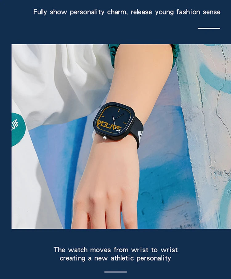 SANDA New Fashion Sports Brand Quartz Watch Women Casual Silicone Women Watches Relogio Feminino Clock relogio mascu watches