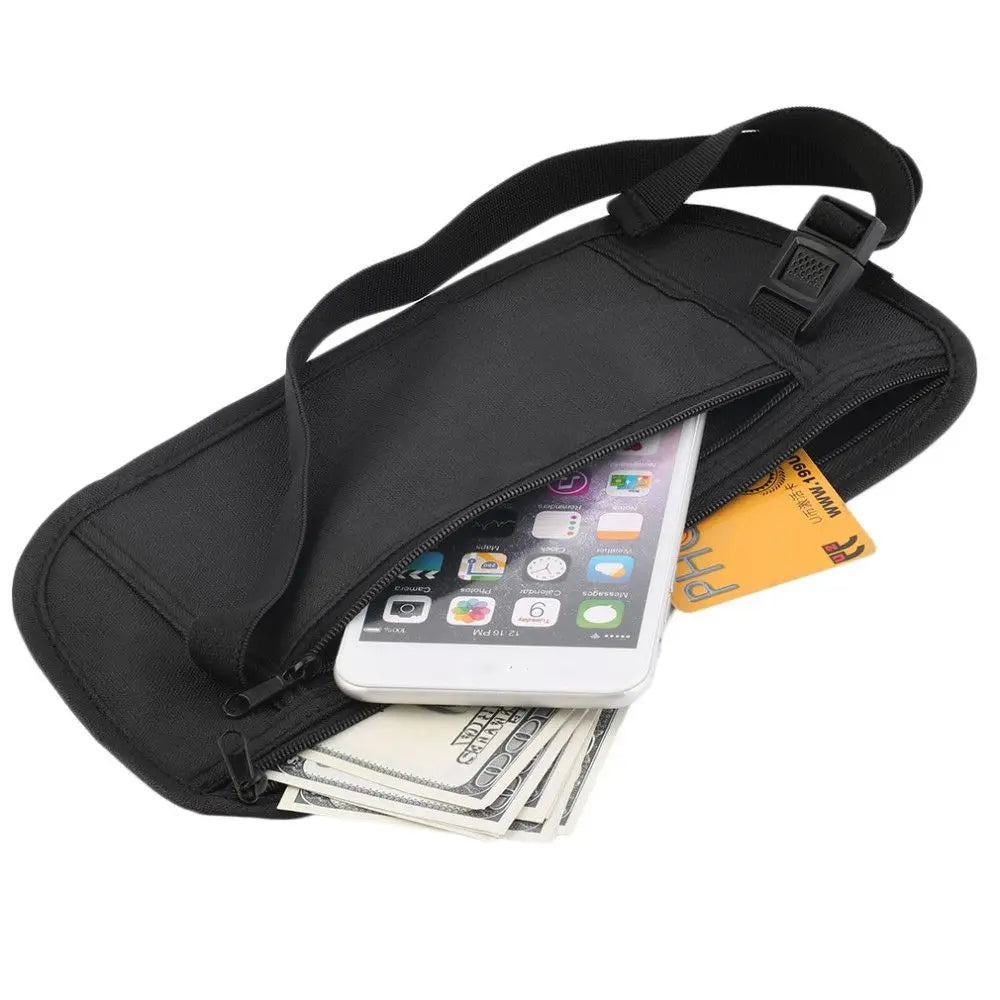 Cloth Waist Bags Travel Pouch  Wallet Passport Money Waist Belt Bag Slim Secret Security Useful Travel Bags Chest Packs