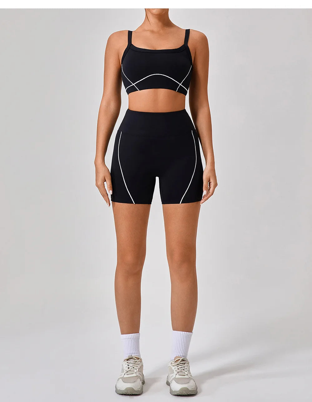 Womens 2 Piece Workout Running Sets,Hot Shot Skort Set Y2K Cropped Tank Top and Pants Outfits Sweatsuits