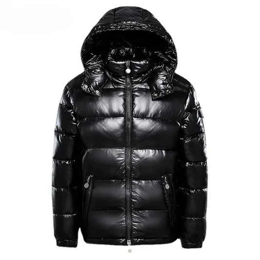 Brandneue Herren Winter Daunenjacke Mode Warme Daunenjacke mit Kapuze Qualität für Männer Männlicher Mantel Outwear