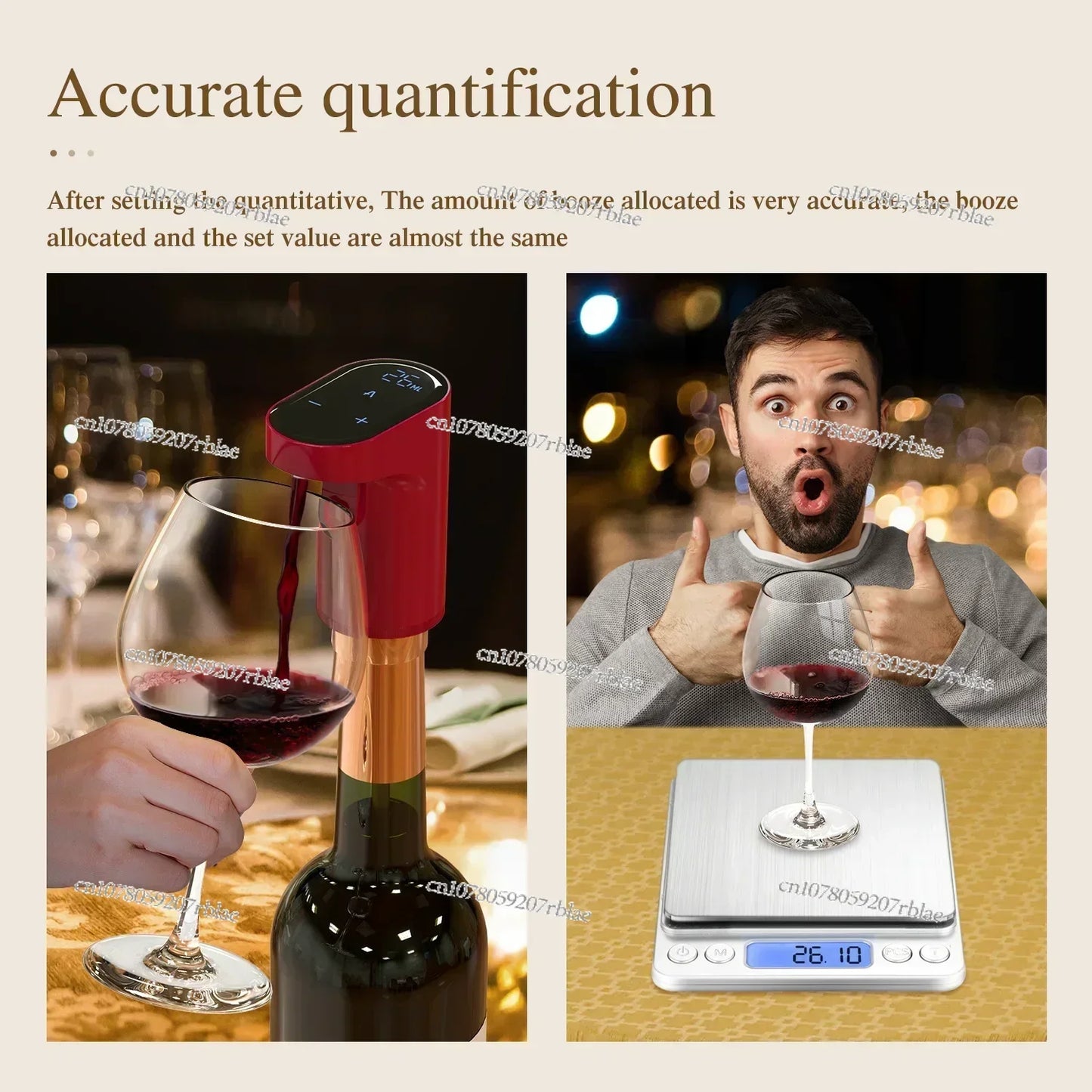 2024 New Portable Mini Automatic Wine Decanter Electric Wine Aerator and Wine Dispenser