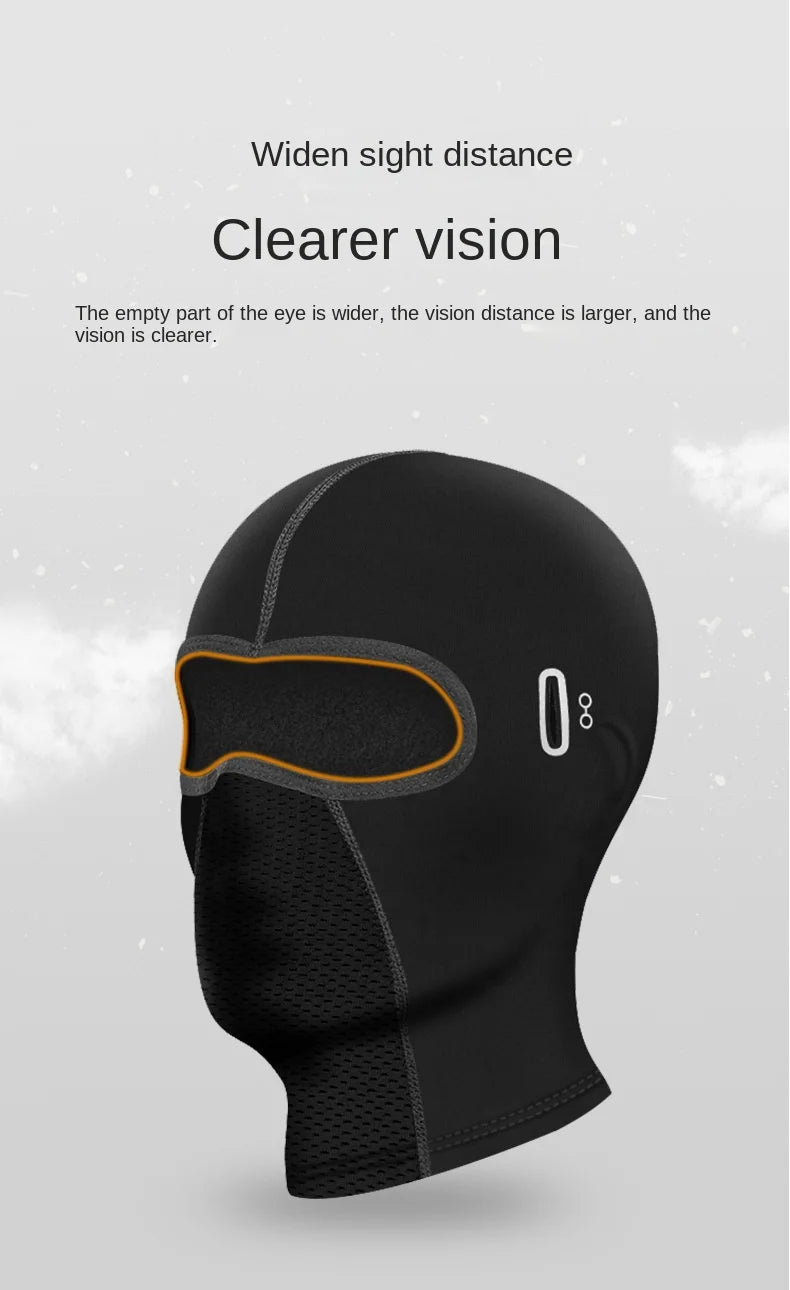 Winter Warm Cycling Cap for Men Bicycle Motorcycle Balaclava Windproof Sports Scarf Velvet Bike Face Cover Women Hiking Ski Hat