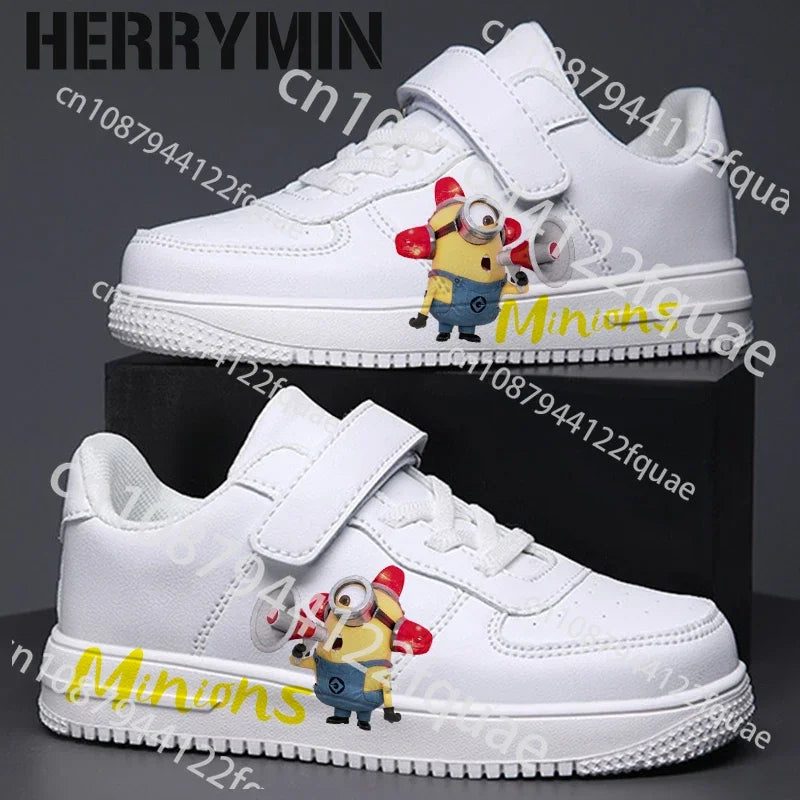 Minions shoes for kids children's Casual basketball Sneakers shoes for 8 and 9 year old girls boys Running Shoes Gift