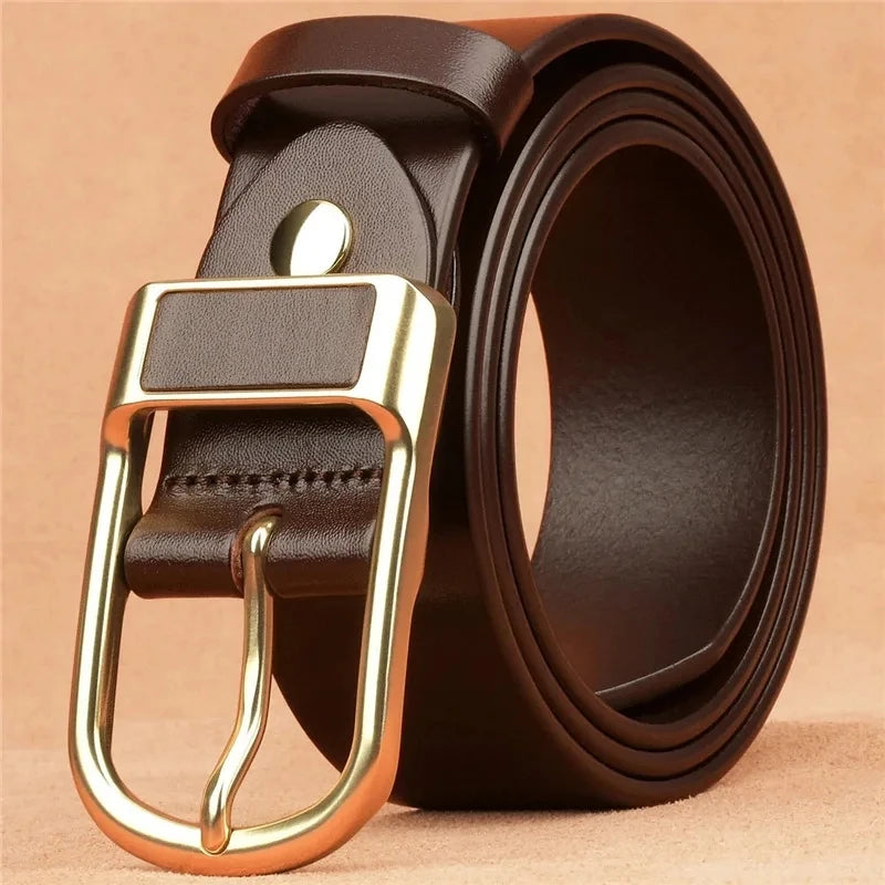 Men's Trendy Casual Belt For Men Coboy Style Belts Pin Buckle Belt Jeans Retro Belt Business Casual Belt