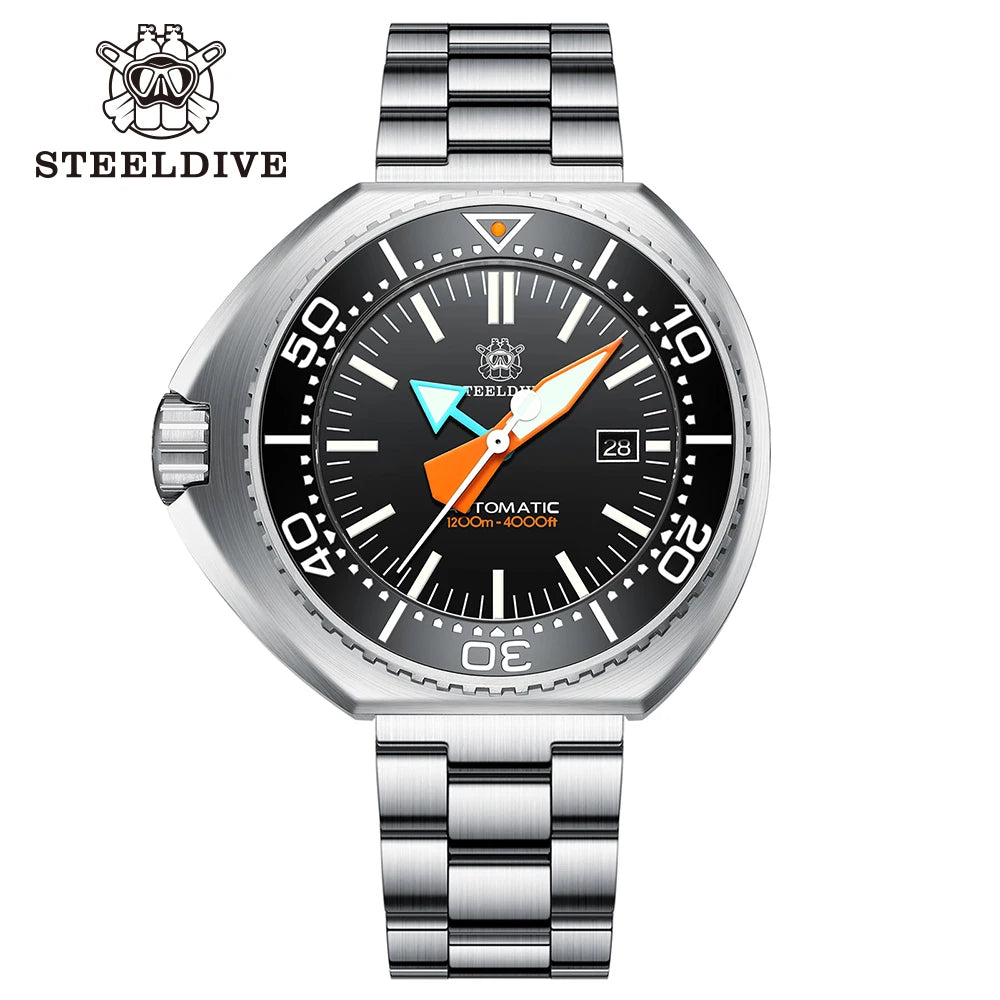 STEELDIVE STORE SD1985 Big Automatic Mechanical Wristwatch Ceramic Bezel NH35 Movement Super Luminous 1200M Waterproof Watch