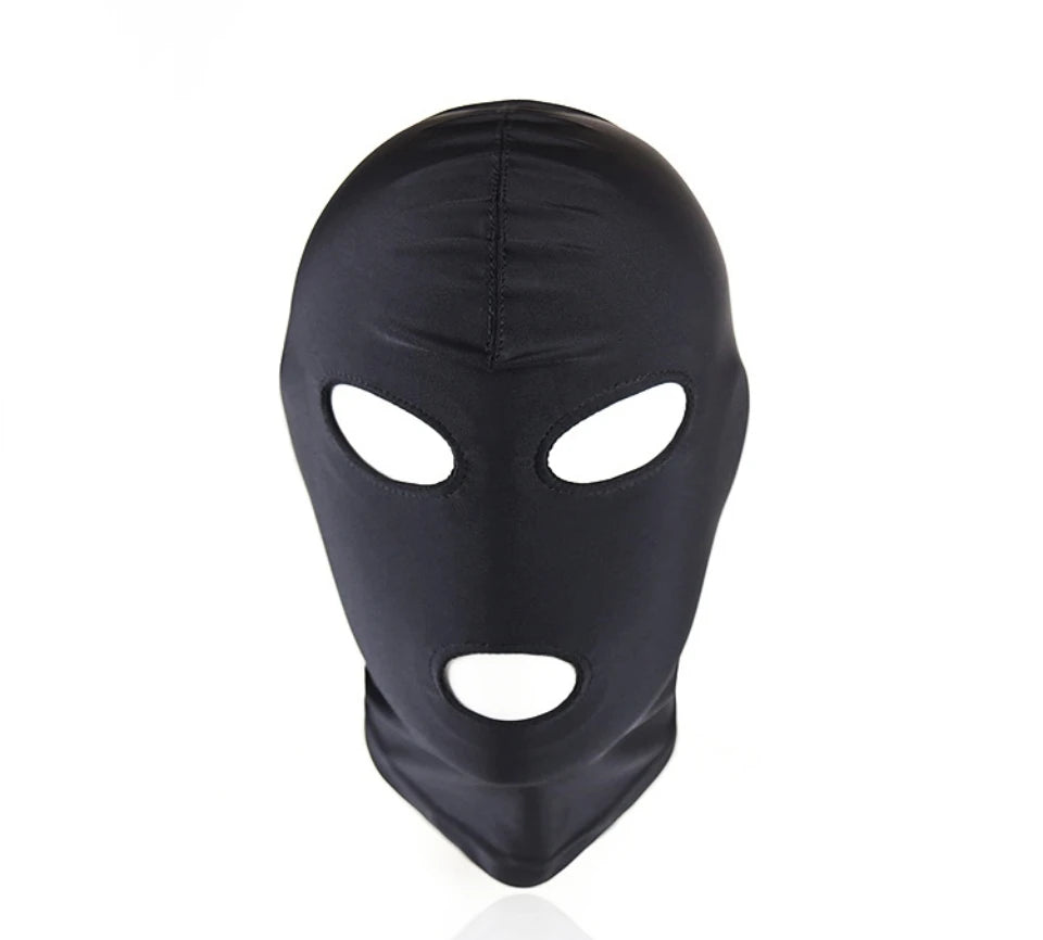 Standard Seamless Unisex Elastic Balaclava Cap Fetish Mouth Eyes Hoods For Halloween Cosplay Party Hat Tactical Face Mask Games