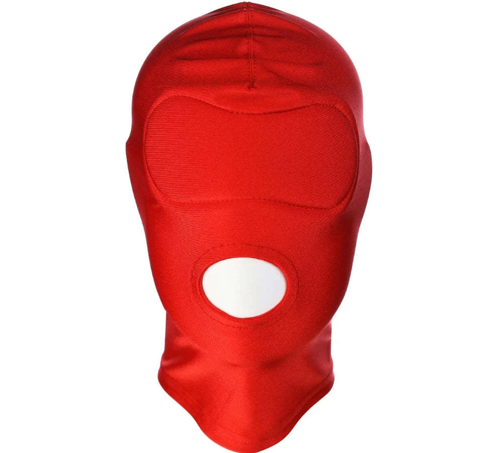 Standard Seamless Unisex Elastic Balaclava Cap Fetish Mouth Eyes Hoods For Halloween Cosplay Party Hat Tactical Face Mask Games