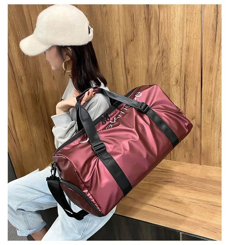 Gym Bag Waterproof Sports Fitness Bag Men Women Travel Duffels Bags Outdoor Yoga Sports Portable Bags Large Capacity Backpack