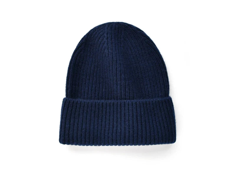 Solide Wollmütze Damen Herren Herbst Winter dicke warme gestrickte Wollmütze für Teenager Männer Beanie Weihnachtsgeschenke