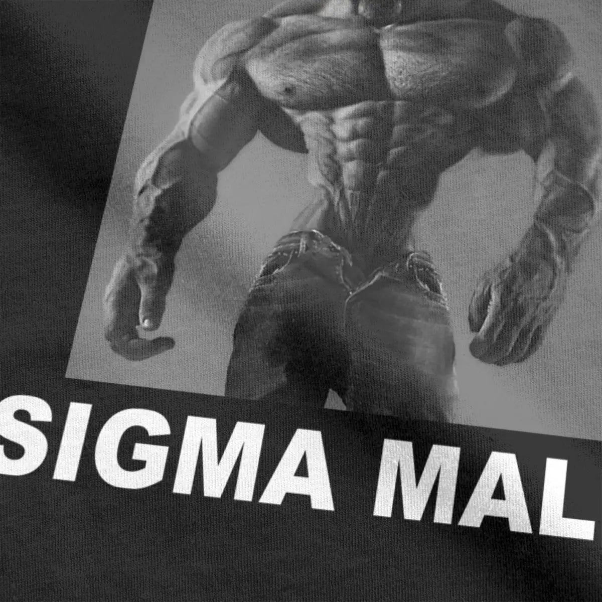 Vintage Average Sigma Male Funny Gigachad Men's shirt O Neck Pure Cotton T Shirt for men Short Sleeve Tee Shirt Printed Tops