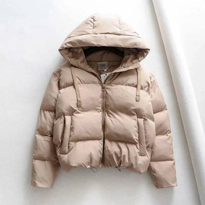 Cotton Padded Jacket Winter Hooded