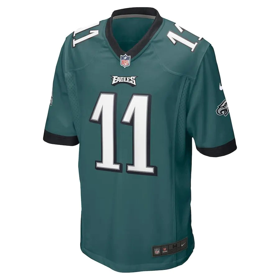 Men's Philadelphia Eagles A.J. Brown Midnight Green Jersey