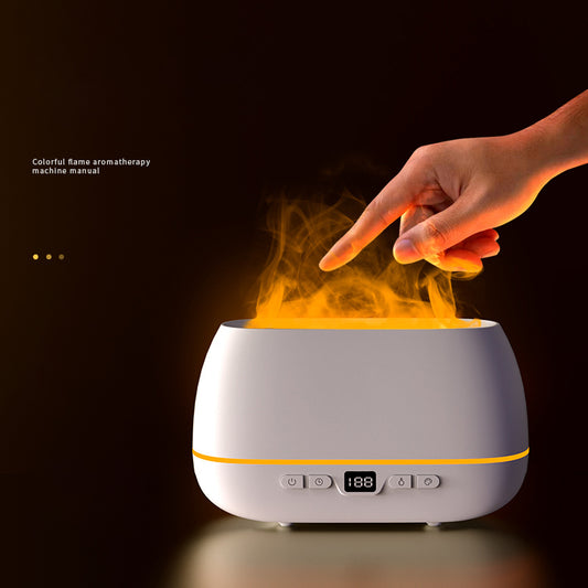 Dropshipping 3D Flamme Luftbefeuchter 200ml USB Flamme Aroma Diffusor Haushalt Humide Aromatherapie Diffusor