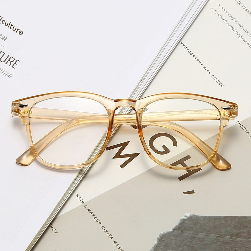 Women's Anti-Blue Ray Plain Glasses M Nail Glasses Frame