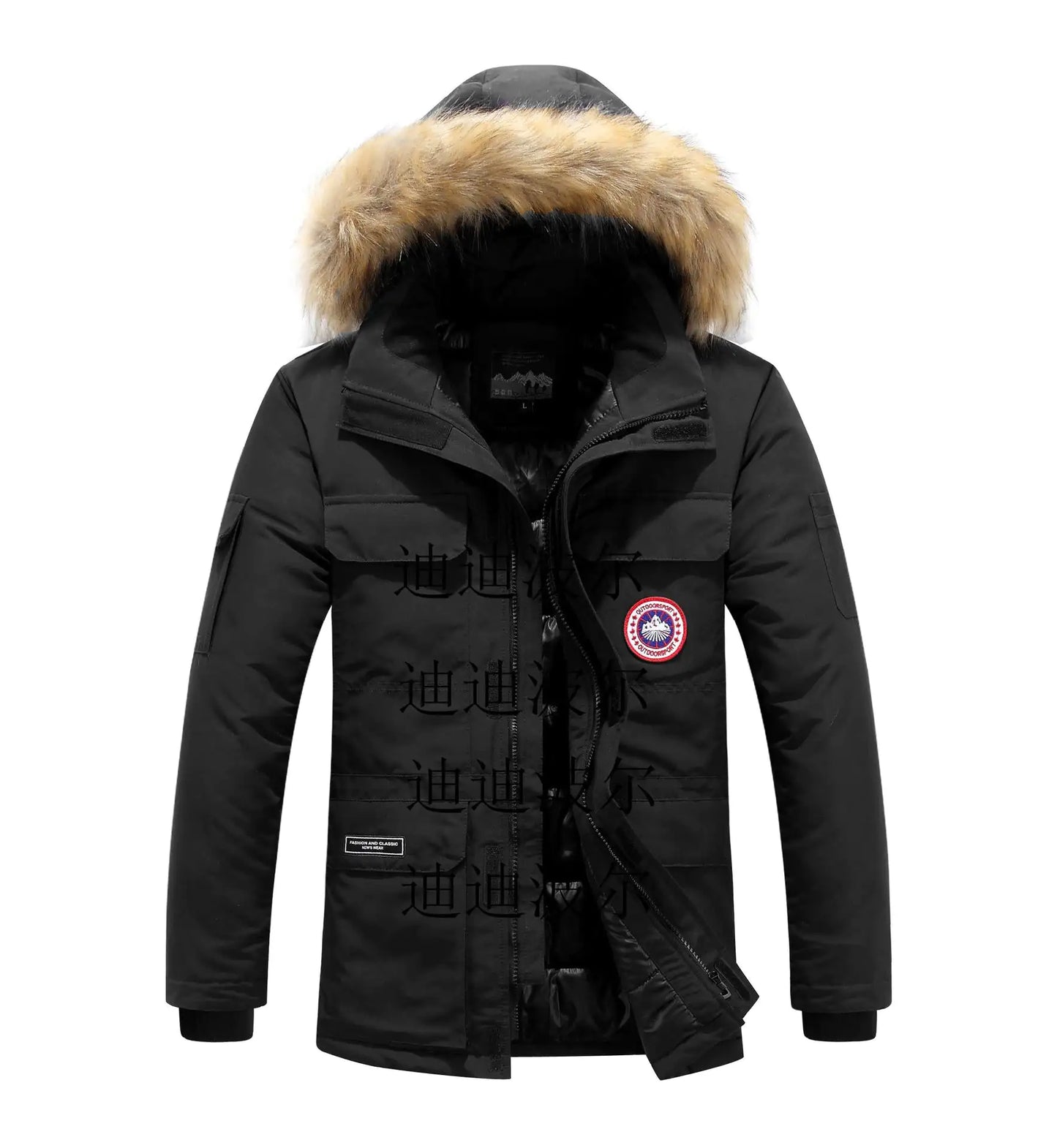 Plus Size Men's Winter Jacket